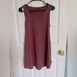 Unused Sleeveless Maroon Mini Dress WITH POCKETS from Shein